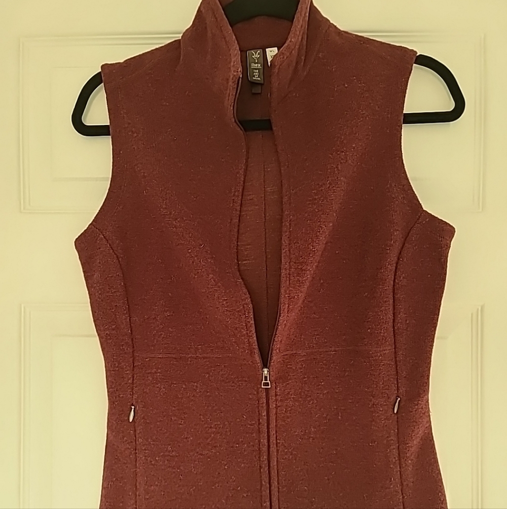 Ibex Carrie Full Zip Marino Wool Vest